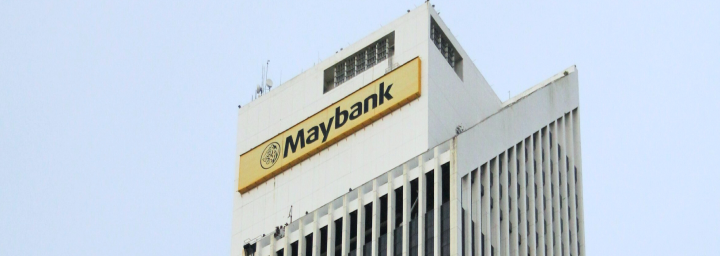 Maybank Trades Flat at Midday